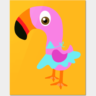 flamingo Posters and Art
